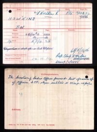 AN "OLD CONTEMPTIBLE" (MIRACLE SURVIVOR) 1914 Star & Bar Trio: 3-10294. Pte B.HOWKINS. 1/NORTHAMPTONSHIRE, REGT.
Served right through the war from November 1914. Not many made it. 