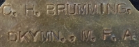 AN INTERESTING "BRUNNING BROTHERS" R.N. & R.F.R. ASSEMBLY of 1914-15 (R.N) Trio with LSGC & 1914-15 (R.F.R) Trio "Torpedoed" in HMS CLACTON by U-73 "Blue Max" Submarine Ace, Gustav Sieb, 3rd August 1916. 