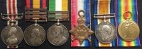A RARE 1st DAY OF THE SOMME "Beaumont Hamel" MILITARY MEDAL, Q.S.A. & K.S.A. & 1915 Trio. Sgt J. Hogg 1st KING