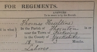 A FINE (Officially Impressed) 3 CLASP "CRIMEA" & TURKISH CRIMEA (British)To: 4700 Pte T. HESELTINE. SCOTS FUSILIER GDS. DIED OF DYSENTRY, Age 19 at Scutari, 9th Jan 1855. From Pickering (Thornton) in Yorkshire.
