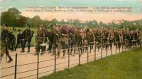 A VERY RARE "OLD CONTEMPTIBLE" (MIRACLE SURVIVOR) 1st 3rd & 2nd Bn COLDSTREAM GUARDS. 1914 Star & Bar Trio. 6283 Pte F.BARKER. A Very Early Entrant: 12th August 1914. Survived the Entire Great War. 
