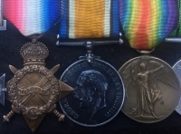 AN OUTSTANDING \"FRONT LINE ATTACK\" MILITARY CROSS, 1914-15 TRIO & DEFENCE MEDAL.To: 515 L/Cpl - 2/Lt C.H. WARD. 7th EAST SURREY Regt. WOUNDED & PROMOTED FROM THE RANKS. Home Guard (1940-45) With masses of papers & photos.