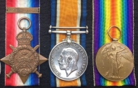 A HIGHLY UNUSUAL "HOOGE" DISTINGUISHED CONDUCT MEDAL "CASUALTY" GROUP OF 5: QSA (Boer War M.I.D) & 1914 Star & Bar Trio. 1st Rl MUNSTER Rgt & 112th By R.F.A. Died of Wounds, 5.10.16