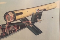 An Amazing & HUGE, WW2 (September 1944) Air Ministry cut-away, technical drawing poster of one of the war’s most famous German weapons, the VI “Doodlebug” or “Buzz Bomb”.