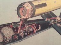 An Amazing & HUGE, WW2 (September 1944) Air Ministry cut-away, technical drawing poster of one of the war’s most famous German weapons, the VI “Doodlebug” or “Buzz Bomb”.