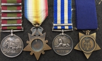 A RARE & OUTSTANDING “FOUR CLASP” AFGHAN MEDAL with KABUL to KANDAHAR STAR & EGYPT MEDAL & KHEDIVES STAR (Victoria Cross Action) To: L/CPL-SGT, 974. W. MITCHELL 72nd (Duke Of Albany’s Own) High’rs 