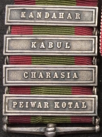 A RARE & OUTSTANDING “FOUR CLASP” AFGHAN MEDAL with KABUL to KANDAHAR STAR & EGYPT MEDAL & KHEDIVES STAR (Victoria Cross Action) To: L/CPL-SGT, 974. W. MITCHELL 72nd (Duke Of Albany’s Own) High’rs 