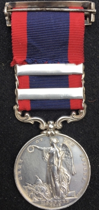 An Excellent & Rarely Documented (H.E.I.C.) “Officer’s” Sutlej Medal with Two Clasps: FEROZESHUHUR & ALIWAL, with MOODKEE 1846 Reverse. To:Lieutenant Godfrey Stapylton Smith. 48th (Bengal) Infantry.
