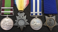 A VERY CHOICE AFGHANISTAN MEDAL,(AHMED KHEL)-(KANDAHAR),KABUL to KANDAHAR STAR, EGYPT MEDAL,(1882)  (TEL-EL-KEBIR),KHEDIVES STAR (1882).To: 60/334. Pte.G.SMITH.  2/60 FOOT (2nd,3rd Bns K.R.R.C.)
