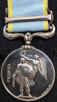 A VERY EXCELLENT & CHOICE SINGLE CLASP (SEBASTOPOL) “CASUALTY” CRIMEA MEDAL 1854. To: WILLIAM NORTH. 62nd (WILTSHIRE) FOOT REGt. DIED OF DISEASE,