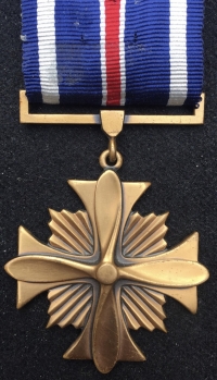 An excellent DISTINGUISHED FLYING CROSS (1944) & UNITED STATES of AMERICA D.F.C. Group of 6. F/Lt T. A. Wickham-Jones, Halifax Pilot, 77 Sqd. Killed in Civil Air Crash (Famous Heathrow Ghost Story) & Dad’s WW1 Medals
