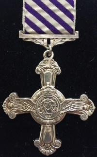 An excellent DISTINGUISHED FLYING CROSS (1944) & UNITED STATES of AMERICA D.F.C. Group of 6. F/Lt T. A. Wickham-Jones, Halifax Pilot, 77 Sqd. Killed in Civil Air Crash (Famous Heathrow Ghost Story) & Dad’s WW1 Medals
