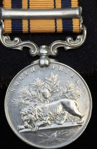 A SCARCE & DESIRABLE SOUTH AFRICA “ZULU” MEDAL 
(1879) To: 1909. Pte. J.KIMBER. 99th (LANARKSHIRE) FOOT REGIMENT.
