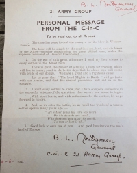 An Important & Historic WW2 MILITARY CROSS (1945).
For The Battle of Mark Kanaal, Holland. 3rd Nov 1944. Lt S.C. MALENOIR-VICKERS. 240 Field Coy, Royal Engineers.”IMMEDIATE” Award for Famous Engagement with Battle Citation.