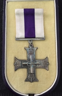 An Important & Historic WW2 MILITARY CROSS (1945).
For The Battle of Mark Kanaal, Holland. 3rd Nov 1944. Lt S.C. MALENOIR-VICKERS. 240 Field Coy, Royal Engineers.”IMMEDIATE” Award for Famous Engagement with Battle Citation.