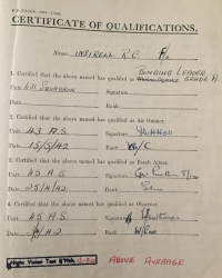 An Exceptional MBE (Mily) & DFC (1945) Aircrew Europe group of 
six. 120886. Sqd Ldr R.C. INSTRELL. RAF(VR)  431 Sqd R.C.A.F. 
Log book of 33 Raids, on Wellingtons, Halifax & Lancasters with many “close call-wing and a prayer” sorties.