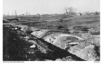 A CLASSIC & HIGHLY DESIRABLE 1st DAY, BATTLE of BULLECOURT,“AUSTRALIAN IMPERIAL FORCE” Casualty Pair. 
To: 6483. Pte A. BRUNTON. 16th Bn A.I.F.
KILLED-in-ACTION. 11th APRIL 1917.