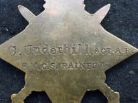 AN ULTRA RARE & DESIRABLE 1914-15 TRIO: 1694.ACT, A.B. CHARLES UNDERHILL. H.M.C.S. RAINBOW. ROYAL CANADIAN NAVY. There were ONLY 350 R.C.N. Sailors serving in two military ships in 1914.