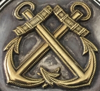 THE EXQUISITE IMPERIAL GERMAN NAVY “JUTLAND” CAPTAINS’ MEDAL. With Contemporary Naming: “KOMMANDANT ROHARDT. SMS RHEINLAND. JUTLAND.31.5.1916 (15ct Gold & .835 silver) 