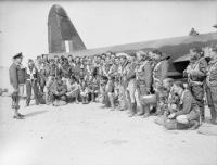 THE  “PATHFINDER MASTER BOMBER” (73 RAIDS) DISTINGUISHED FLYING CROSS (1944) & BAR (1944).
7 Sqd AIRCREW EUROPE, GSM BORNEO & QCVSA “QUEENS FLIGHT” To: S/LDR R.E. CROMPTON-BATT. 
