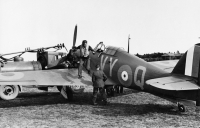 AN UNUSUAL & RARE “BATTLE of BRITAIN” (85 Squadron)
“Hurricane” Pilot, & “Mosquito” Night Fighter Radar/Navigator,
 Aircrew Europe (F&G) Group of Six. 158315 Sgt-F/O Earnest Reginald  “Reggie” Webster. RAF.