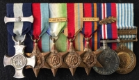A MAGNIFICENT WW2, ORDER OF THE BATH. (C.B. Military) with DISTINGUISHING SERVICE CROSS (1943) & “IMMEDIATE” BAR (1945) with M.I.D. Group of 11. To: Lt-Rear Admiral G.C. CROWLEY. R.N. 
