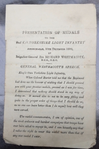 A RARE & SUPERBLY WELL DOCUMENTED, Three Clasp “WITTERBERGEN” Q.S.A./ K.S.A. PAIR. To. 2886. Pte (14 Year Old Drummer Boy) Sgt. R.J.L. HASLER. 2nd KING’S OWN YORKSHIRE LIGHT INFANTRY. 