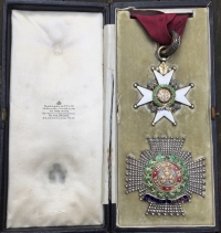 A Very Good, Knight Commander of The Bath (K.C.B. Military) Neck Order with original ribbon,  & Breast Star, housed  in original leather, velvet and satin case.