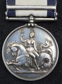A Rare & Desirable NAVAL GENERAL SERVICE MEDAL
[OFF TAMATAVE 20 MAY 1811] “Battle of Madagascar” JOHN KNIGHT (Landsman)“Captain of the Foretop” (Press Ganged in Martinique) HMS GALATEA