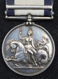 A Rare & Desirable NAVAL GENERAL SERVICE MEDAL
[OFF TAMATAVE 20 MAY 1811] “Battle of Madagascar” JOHN KNIGHT (Landsman)“Captain of the Foretop” (Press Ganged in Martinique) HMS GALATEA