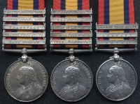 AN EXCELLENT COLLECTION OF TEN HIGH QUALITY QUEEN’s SOUTH AFRICA MEDALS, (INCLUDING THREE “LADYSMITH DEFENDERS”) TWO TO THE LIVERPOOL REGt. (Available Singly or Complete)