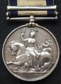 A SUPERB PAIR OF NAVAL GENERAL SERVICE MEDALS. To:
Midshipman Lt JOSEPH RAY. “VICTORIOUS WITH RIVOLI” HMS VICTORIOUS  & Landsman JOSEPH RAY. “NAVARINO” HMS ASIA.