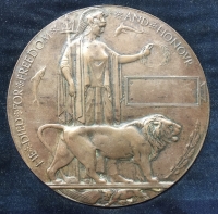 A “UNIQUE” & VERY RARE, ORIGINALLY UNNAMED DEATH PLAQUE & ORIGINAL UNNAMED 1914-15 STAR TRIO. We Dedicate This Grouping To: The Unknown Soldier & All The Men Who Gave Their Lives on 1st JULY 1916.