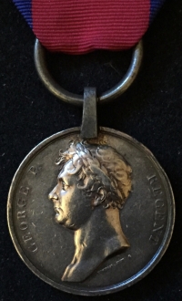 A VERY HIGH GRADE & ATTRACTIVE WATERLOO MEDAL.
To: JAMES WARD. GUNNER. ROYAL FOOT ARTILLERY.
With Captain Rogers Company. Fought at QUATRE BRAS & WATERLOO.