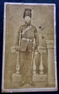 AN EXCELLENT 2nd CHINA WAR MEDAL ”PEKIN 1860” & “TAKU FORTS 1860” with LONG SERVICE & GOOD CONDUCT MEDAL. To: GUNNER THOs BROWN. 4th Bde. Rl ARTy. 
An Attractive & Original Pair in GVF / EF