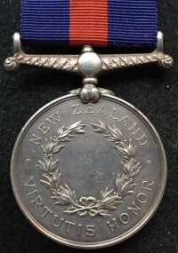 A SCARCE NEW ZEALAND MEDAL  “UNDATED”
To: 135 THOs WRIGHT. 68th FOOT (DURHAM LIGHT INFANTRY)
An Excellent Medal, Totally Original Medal in EF+