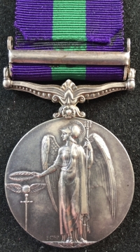 A SCARCE  (GVR)  GENERAL SERVICE MEDAL “N.W. PERSIA”
To: 5328893. Pte H. BLAKE. ROYAL BERKSHIRE REGT.