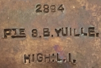 A VERY DESIRABLE  1914-15 Star Trio & Plaque  “2nd BATTLE OF BULLECOURT”  CASUALTY, 2894 Sgt Simpson Boyle Yuille. 9th HIGHLAND LIGHT INFANTRY.(Glasgow Highlanders). Killed In Action 6th May 1917. Age 24.