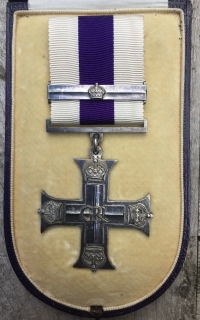 A SUPERB & RARE “DOUBLE IMMEDIATE” (79th Armd Div)
MILITARY CROSS (1944) & BAR (1945) M.B.E. (Mily) (1985)
(Battle Citations) Capture of Le Havre & of Otterloo. Maj. H.A. WARDE, 42 & 617 ASSAULT Regt & Sqd R.E. (AVRE “CHURCHILL MORTAR TANKS”)