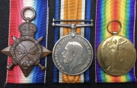AN EXCESSIVELY RARE & REMARKABLE “SUBMARINE OFFICER” CASUALTY. 1914-1915 Trio & Plaque. Lieut H.H. ATKIN-BERRY. R.N. (2nd Officer,H.M.S/M “E.26”) KILLED IN ACTION. 6th July 1916. Sunk by German Navy.