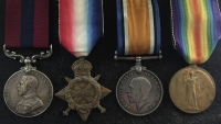 A HIGHLY DESIRABLE“HILL 70” (CANADIAN) DISTINGUISHED CONDUCT MEDAL & 1914-15 Trio To: 65004. Company Sergeant Major HECTOR ADAM 24th Bn,Canadian Infantry. (For the Battle of Hill 70 at LENS,15th August 1917)