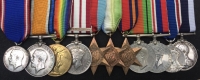 A Unique R.N. RVM Group of 11. WW1 Pair, NGS [Palestine 1936-1939] 1939-45 Star, Atlantic, Burma, Defence & War Medals. Coronation 1937, ROYAL VICTORIAN MEDAL, L.S.G.C. L-5583. O.S.3 later, C.P.O. STD. & O.S.1 A.H. MORRIS.