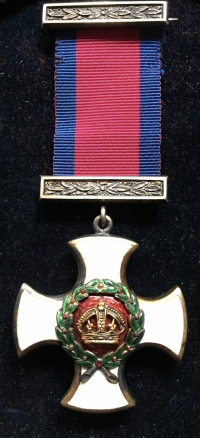 A SUPERB “MINT STATE” EXAMPLE OF THE “GREAT WAR” DISTINGUISHED SERVICE ORDER (GVR). A Classic Example of this sought after Great War award. With Scarce & Original Top Pin Bar.