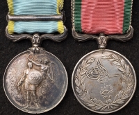 AN IMPORTANT CRIMEAN WAR “MEDICAL OFFICER’S PAIR”
To: ASSt SURGEON LAWRENCE HAWKINS. Served with Florence Nightingale. Crimea (Sebastopol) *Turkish Medal (British)*The Silver Example by Hunt & Roskell.