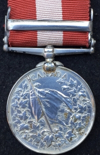 A Scarce & Attractive Canadian General Service Medal “FENIAN RAID 1866” To: Bugler R.C. DANCY. 10th (Royal Regiment of Toronto) Volunteers.