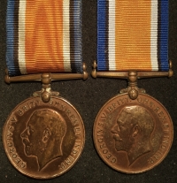 A PAIR OF VERY RARE “BRONZE” WAR MEDALS. 
To: MALTESE LABOUR CORPS, & CHINESE LABOUR CORPS.
a) P.4. G. PACE MALTESE L.C.  b) NO. 92719. CHINESE L.C.