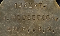 A Highly Unusual East and West Africa Medal (Benin 1897) & 1914-15 Trio.143237. Armourer Henry Hedgecock, Royal Navy, HMS THESEUS, H.M.S. ORAMA.Took part in the sinking of SMS DRESDEN in Chile on 14th March 1915.