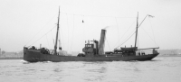 AN EXCESSIVELY RARE & COMPLETE “ROYAL NAVY” 
(Gunner’s) 1914-15 Star Trio, with KHEDIVE’s Sudan Medal.
To: W.A. CORTIS. H.M.S SCOUT 1896 (& GNR, HMS SEAFLOWER
“MINESWEEPER” (1914)