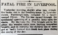AN EXCEPTIONALLY WELL DOCUMENTED & EARLY  “LIVERPOOL SHIPWRECK & HUMANE SOCIETY’S FIRE MEDAL”. To: P.C. 158B. Fred W. Baxter, Rescued 3 Children From House On Fire in Lowndes St, L’Pool. 24th May 1896.