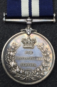 A RARE & DESIRABLE FOREIGN AWARD of  DISTINGUISHING SERVICE MEDAL” To: FRENCH “Brevete” RENAUD GABIER. Crewman in French Battleship “CHARLEMAGNE” For Gallantry, Dardanelles on 18th March 1915.